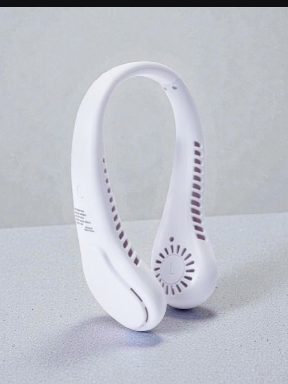 Neck Wrap Fan - White Portable Hands-Free Fan. NIB - Picture 3 of 6